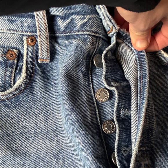 Agolde Riley Denim Jeans - Picture 4 of 7